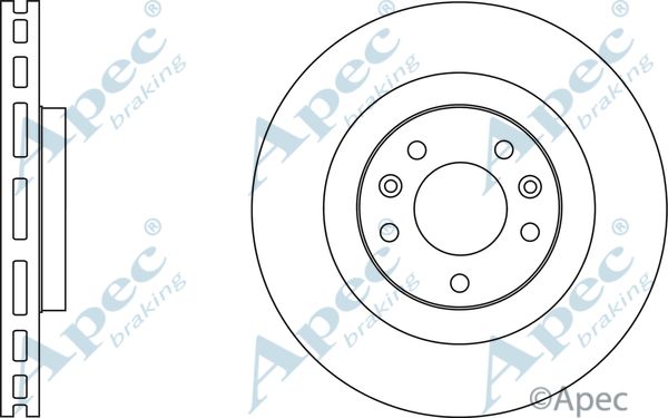 APEC BRAKING stabdžių diskas DSK2679